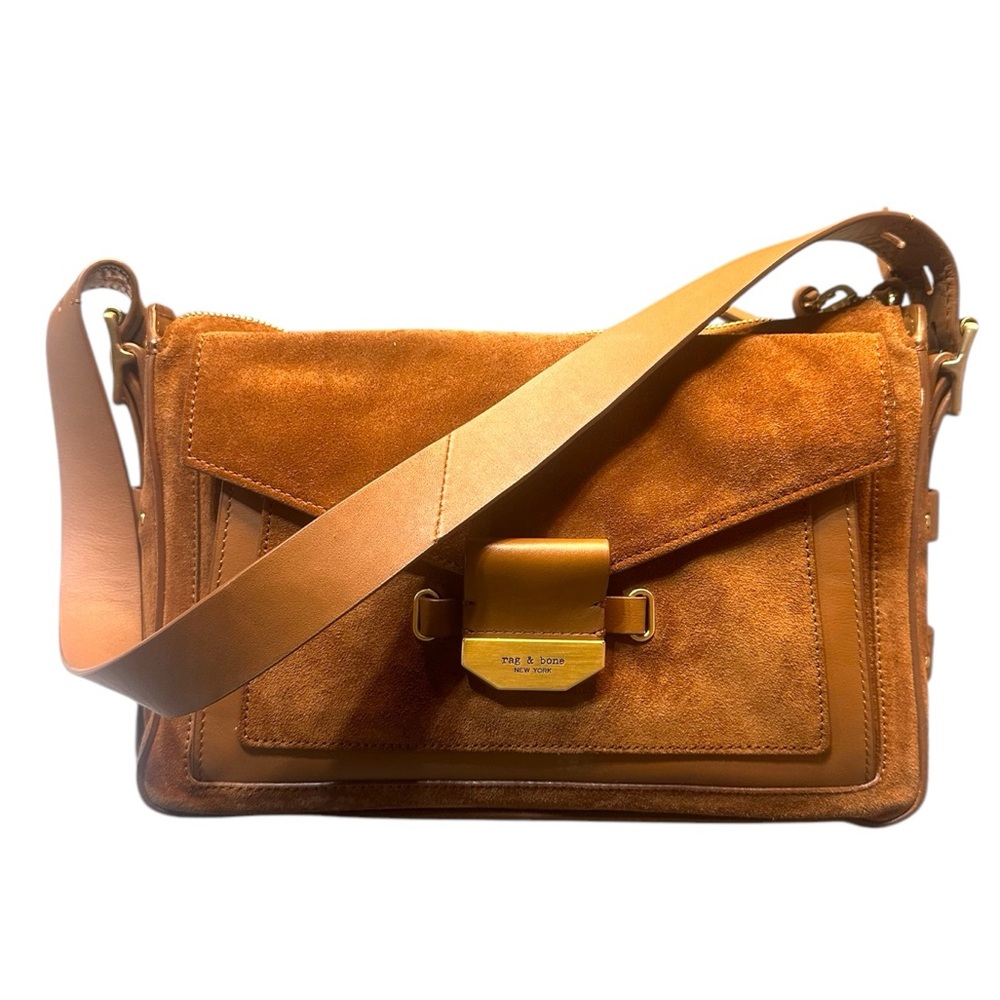 rag & bone Tan Suede Shoulder Bag